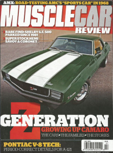 MUSCLE CAR REVIEW 2014 JULY - GT500, MACHO Z, AMX TEST, RACE HEMIS
